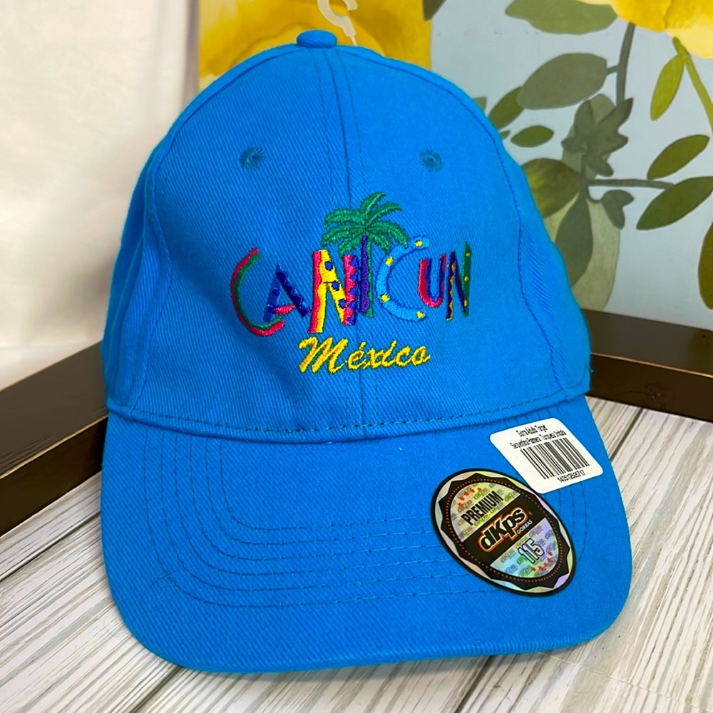 🔥 SALE Cancun Mexico Blue Hat